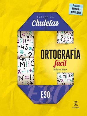 cover image of Ortografía fácil para la ESO